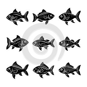 Fish Silhouette Bundle