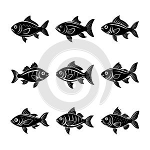 Fish Silhouette Bundle