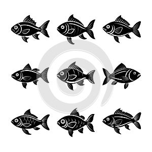 Fish Silhouette Bundle