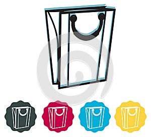 Icon - Shopping Bag - Illustration