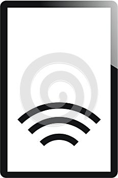 Icon signal online tablet wifi photo