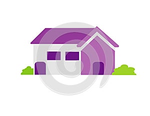 Icon Simple logo Real Estate, Icon buildig real estate