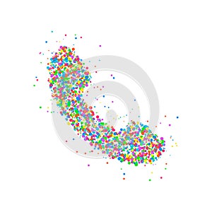 Icon smartphone circles