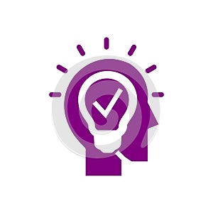 business creative solutions purple icon