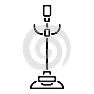 Icon of a standing microphone