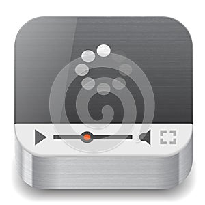 Icon for streaming media