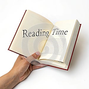 Tea time isolated on white background