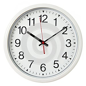 Work time isolated on white background