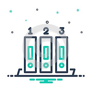 Mix icon for Systematic, orderly and methodical