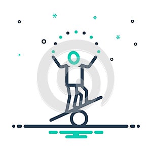 Mix icon for Talent, charisma and genius