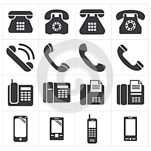 Icon telephone classic to smartphone