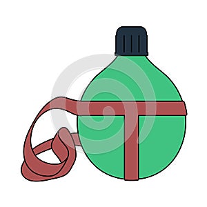 Icon Of Touristic Flask
