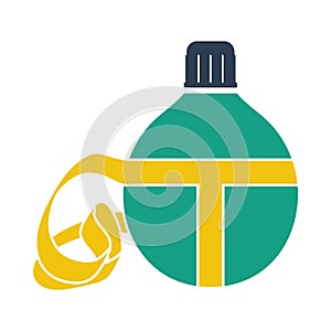 Icon Of Touristic Flask