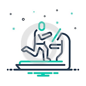 Mix icon for Treadmill, machine and gym