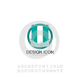 Icon typography font symbo sign graphic design element