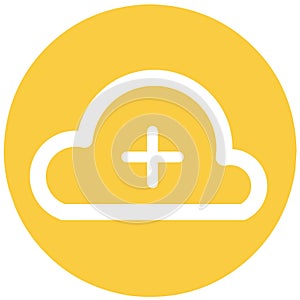 icon upload symbol cloud where database is stored