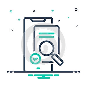 Mix icon for Valid, recognized and certificate