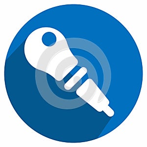 Icon Vector of Eyedropper - Long Shadow Style
