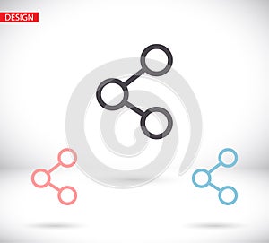 network vector graphics of icon 10 bonds design