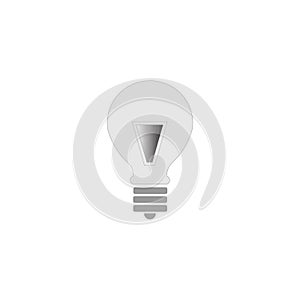 icon vector light bulb template design trendy