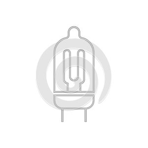 icon vector light bulb template design trendy