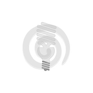 icon vector light bulb template design trendy