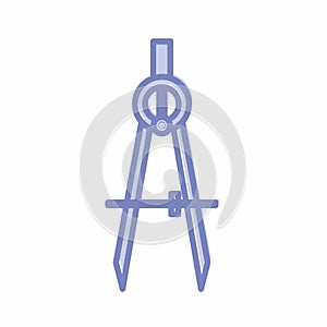 Icon Vector of Measuring Term - Blue Twins Style
