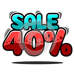 Icon vector super sale discount