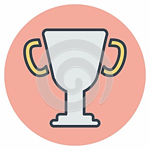 Icon Vector of Winner Up - Color Mate Style