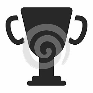 Icon Vector of Winner Up - Glyph Style