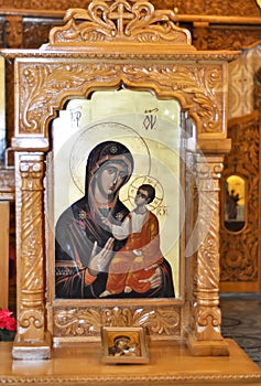 Icon of Virgin Mary with Jesus