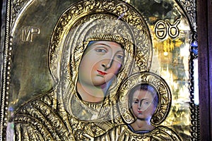 Icon of Virgin Mary with Jesus Christ