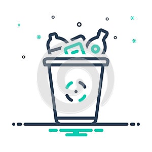 Mix icon for Waste, worthless and in vain