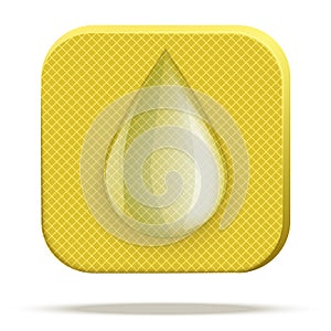 Icon of waterproof material.