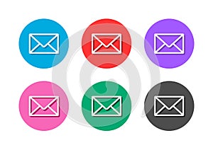 Mail icon button