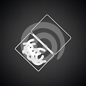 Icon of worm container