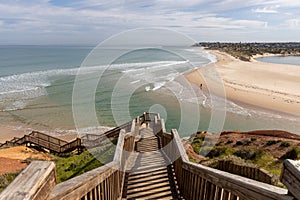 The iconic boardwalk at southport port noarlunga south australia on 14th September 2021