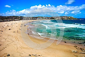 Iconic Bondi Beach in Sydney, Australia