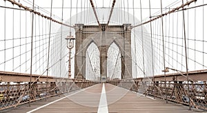 Iconic bridge structure isolated on white background