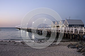 Iconic Busselton jetty, Busselton, WA, Australia