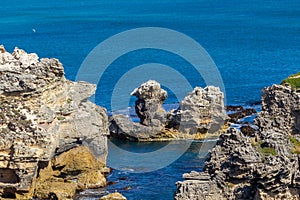 The iconic Camel rock at Cape Northumberland in Port MacDonnell South Australia on November 10th 2020