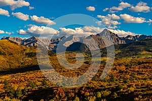 The Iconic Dallas Divide Featuring Mount Sneffels in Fall