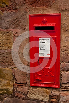 Iconic English Post Box