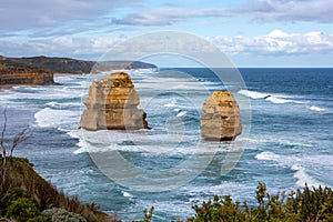The iconic Gibson steps from the 12 Apostles lookout at Port Cam