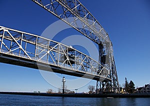 The Iconic Lift Bridge in Duluth, Minnesota.