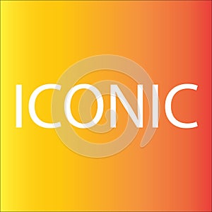 Iconic Logo - Branding logo Illustration Design Web graphics and digital