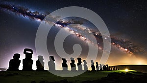 Iconic Moai Heads of Easter Island: Mysteries of Rapa Nui