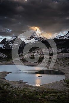 Iconic Mt Assiniboine Provincial Park near Banff