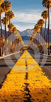 Iconic Orange Road: A Stunning Display Of Environmental Awareness