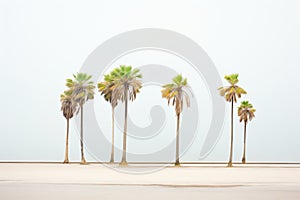 iconic palm trees in a coastal hardiness zone photo